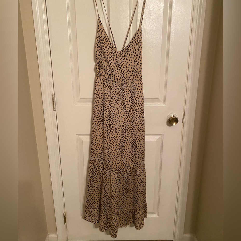 Leopard dress.